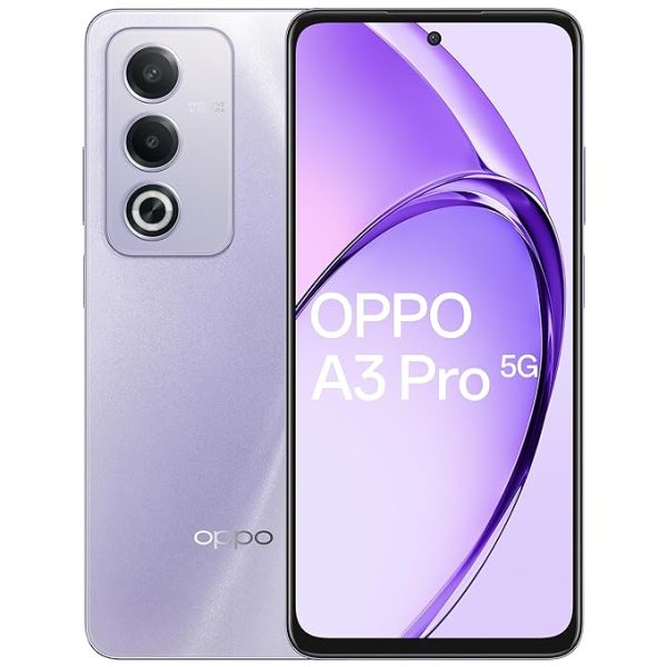 Oppo A3 Pro 5G Smartphone 8GB RAM/256GB Storage (Moonlight Purple)
