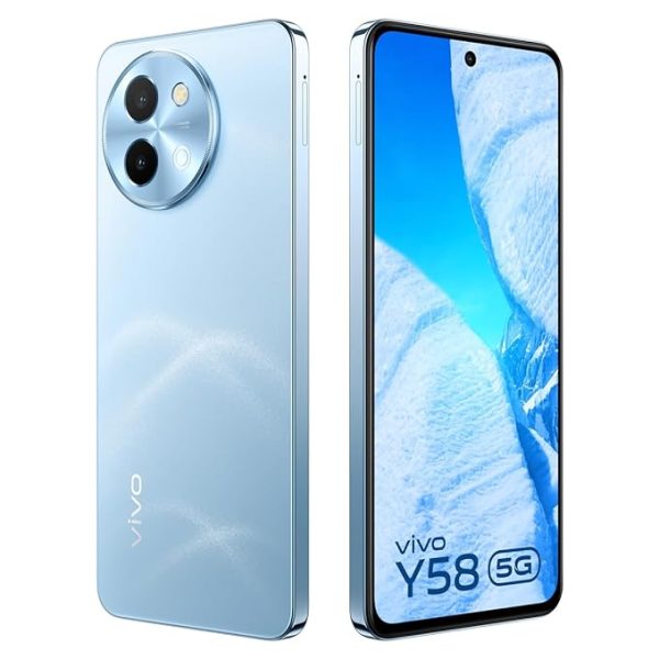 Vivo Y58 5G Smartphone 8GB RAM/128 GB Storage (Himalayan Blue)