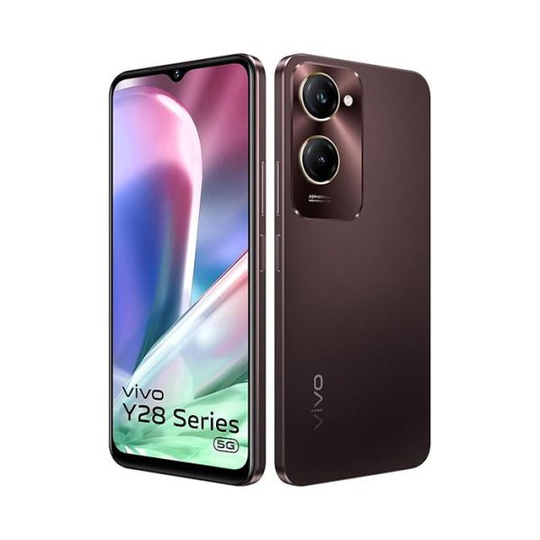 Vivo Y28e 5G Smartphone 4GB RAM/64GB Storage (Vintage Red)