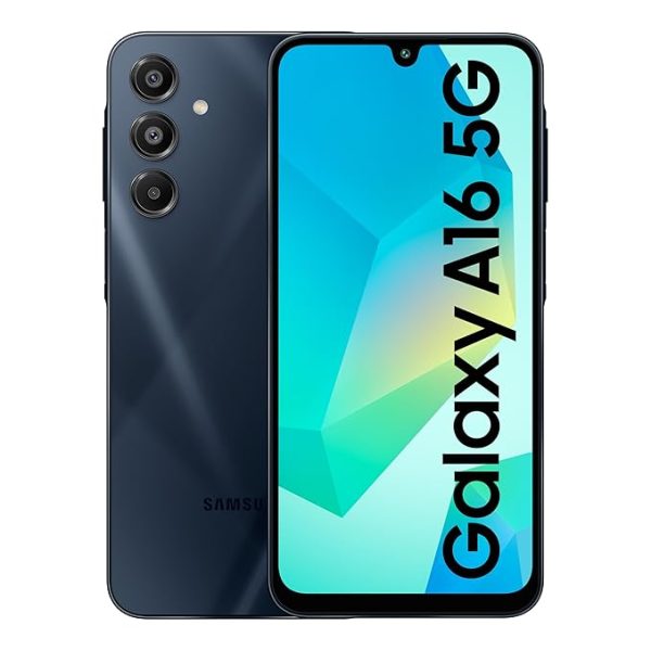Samsung Galaxy A16 5G Smartphone 8GB RAM/128GB Storage(Blue Black)