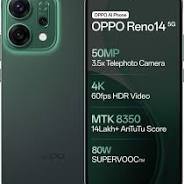 Oppo Reno14 5G Smartphone 12GB RAM/256GB Storage (Forest Green)