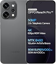Oppo Reno14 Pro 5G Smartphone 12GB RAM/256GB Storage (Titanium Grey)