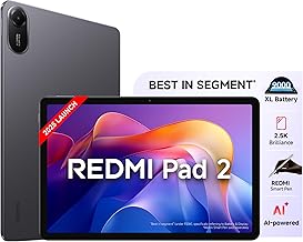 Redmi Pad 2 Tablet Wi-Fi 4GB RAM/128GB Storage (Graphite Grey)